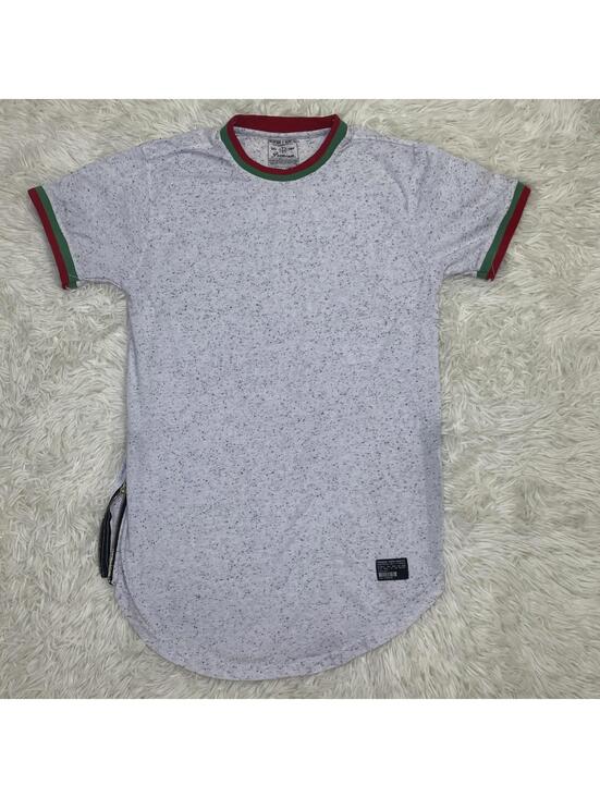 Other - Bleeker & Mercer Premium Mens Fashion T-Shirt Size S Green/Red w/ 2 Zip Pockets
